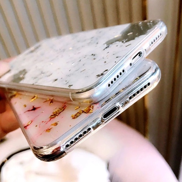 NEW iPhone 7+/8+/7/8 Marble Foil Soft Case - Picture 3 of 4